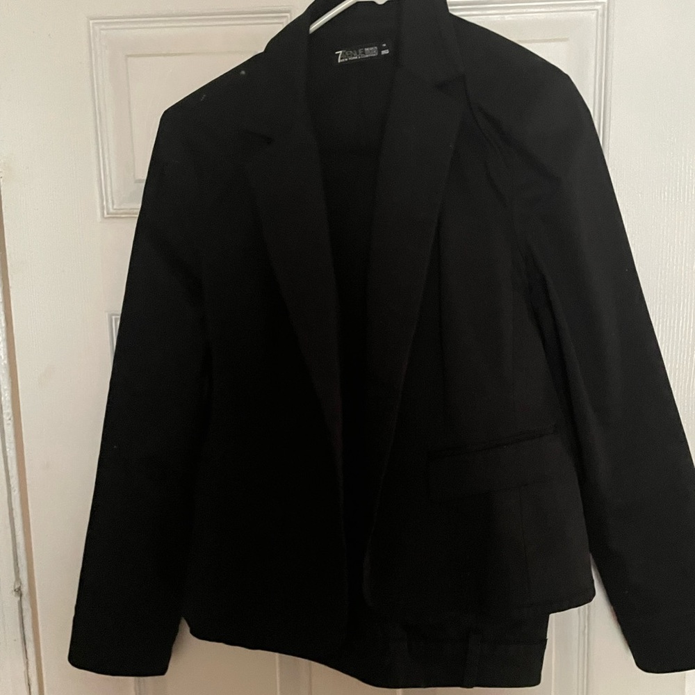 Women black blazer with pants